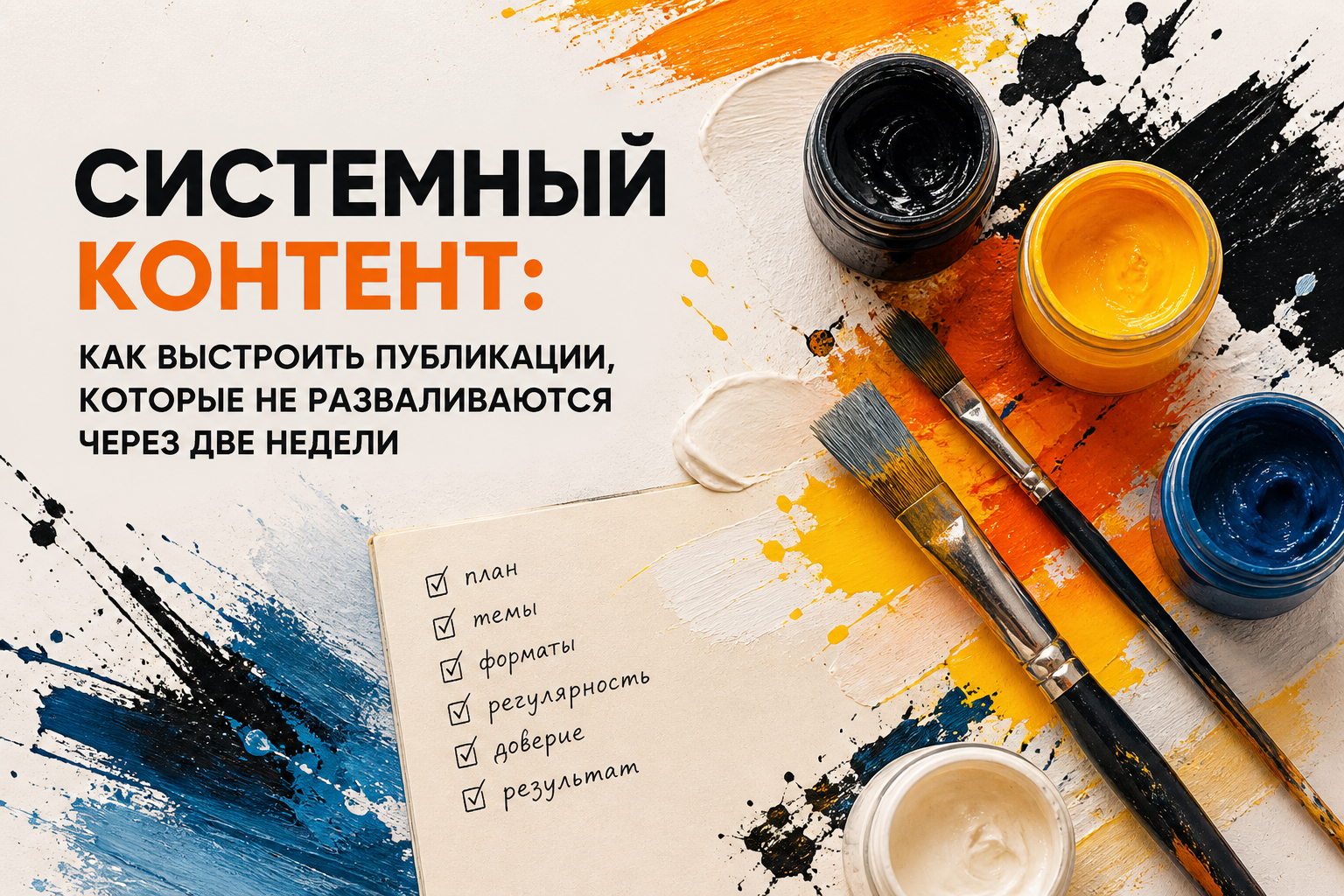 Системный контент: как выстроить публикации, которые не разваливаются через две недели